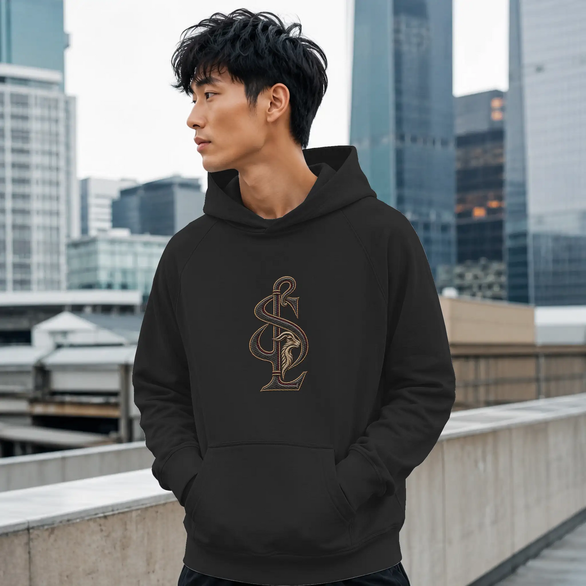 Heavy Organic French Terry Hood signature
