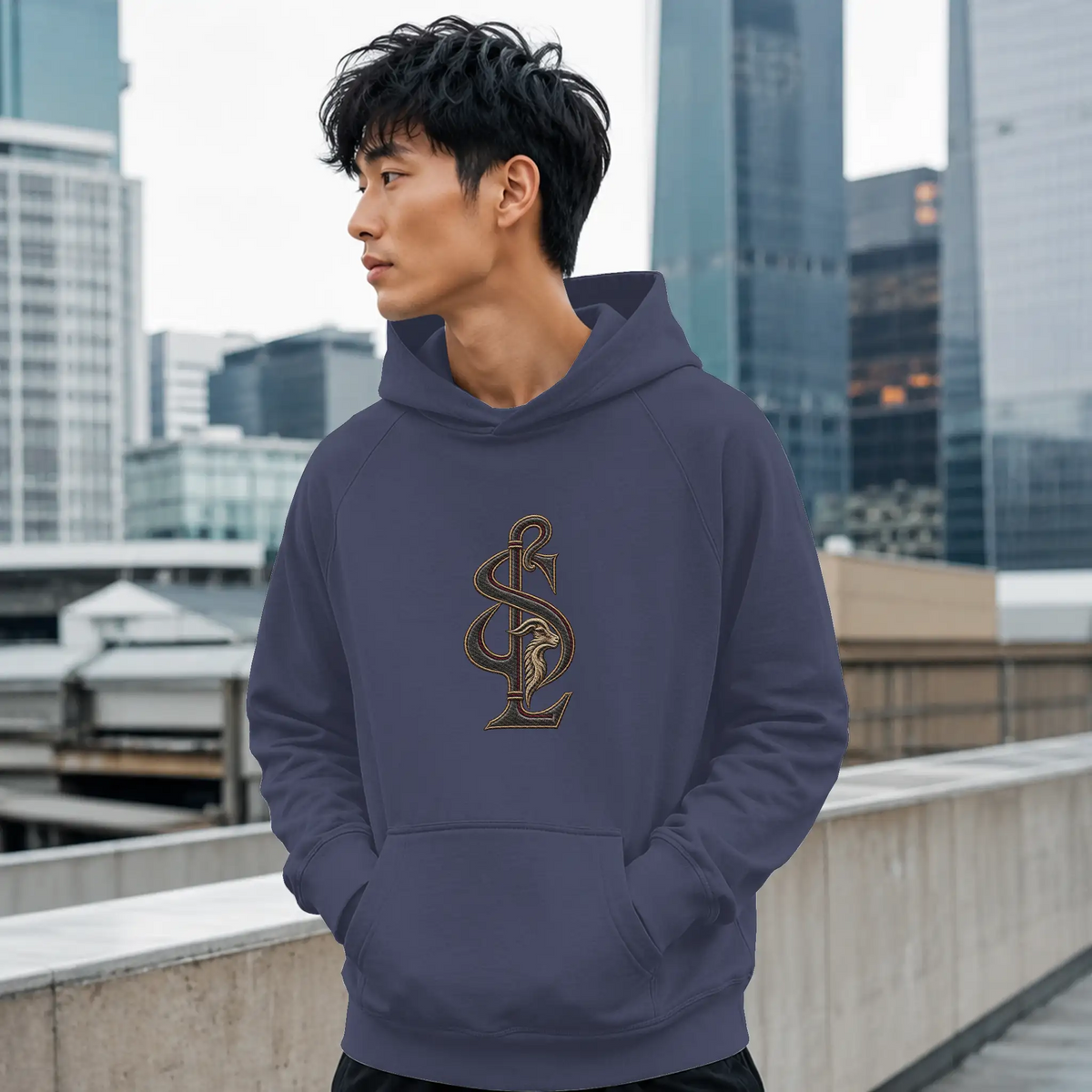 Heavy Organic French Terry Hood signature