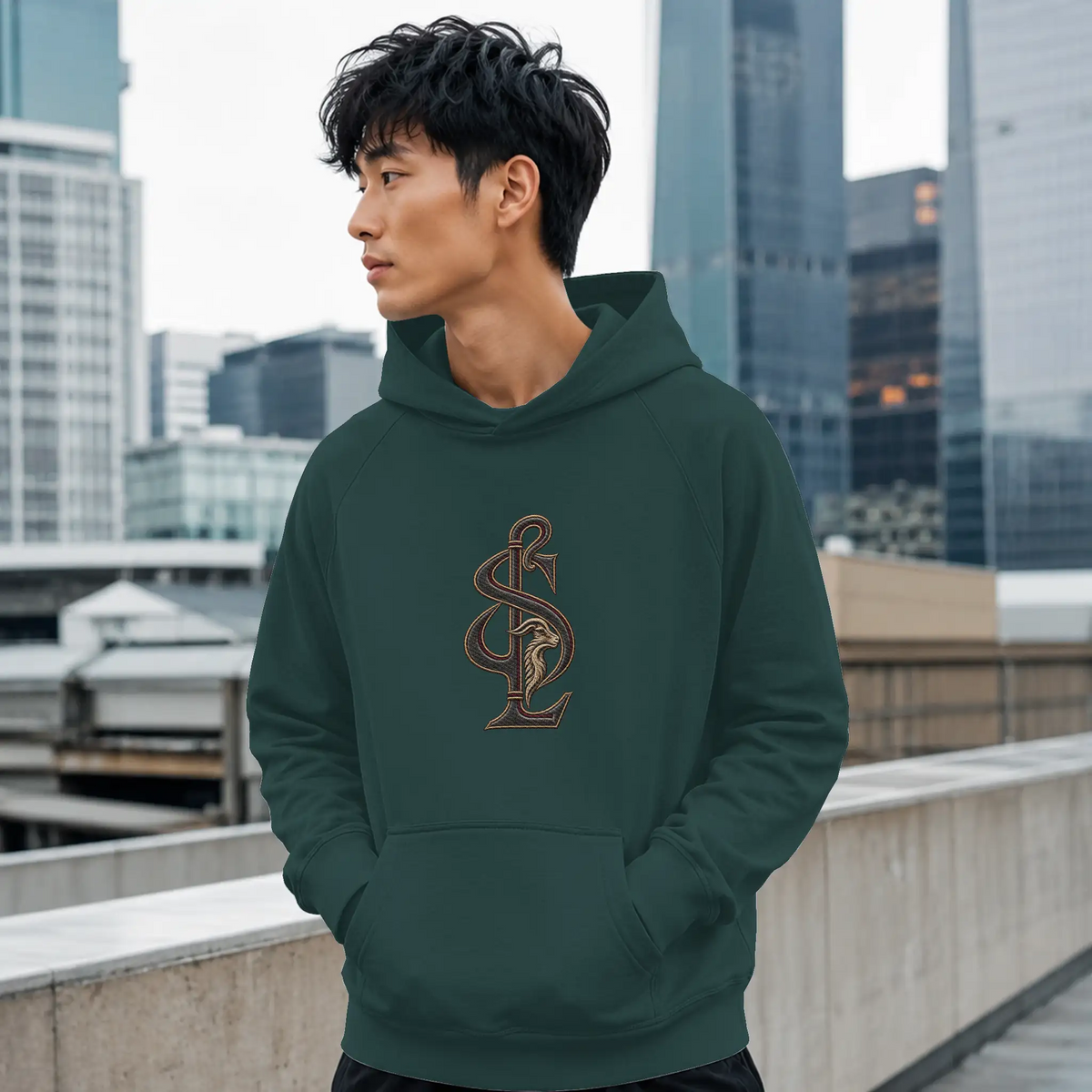 Heavy Organic French Terry Hood signature