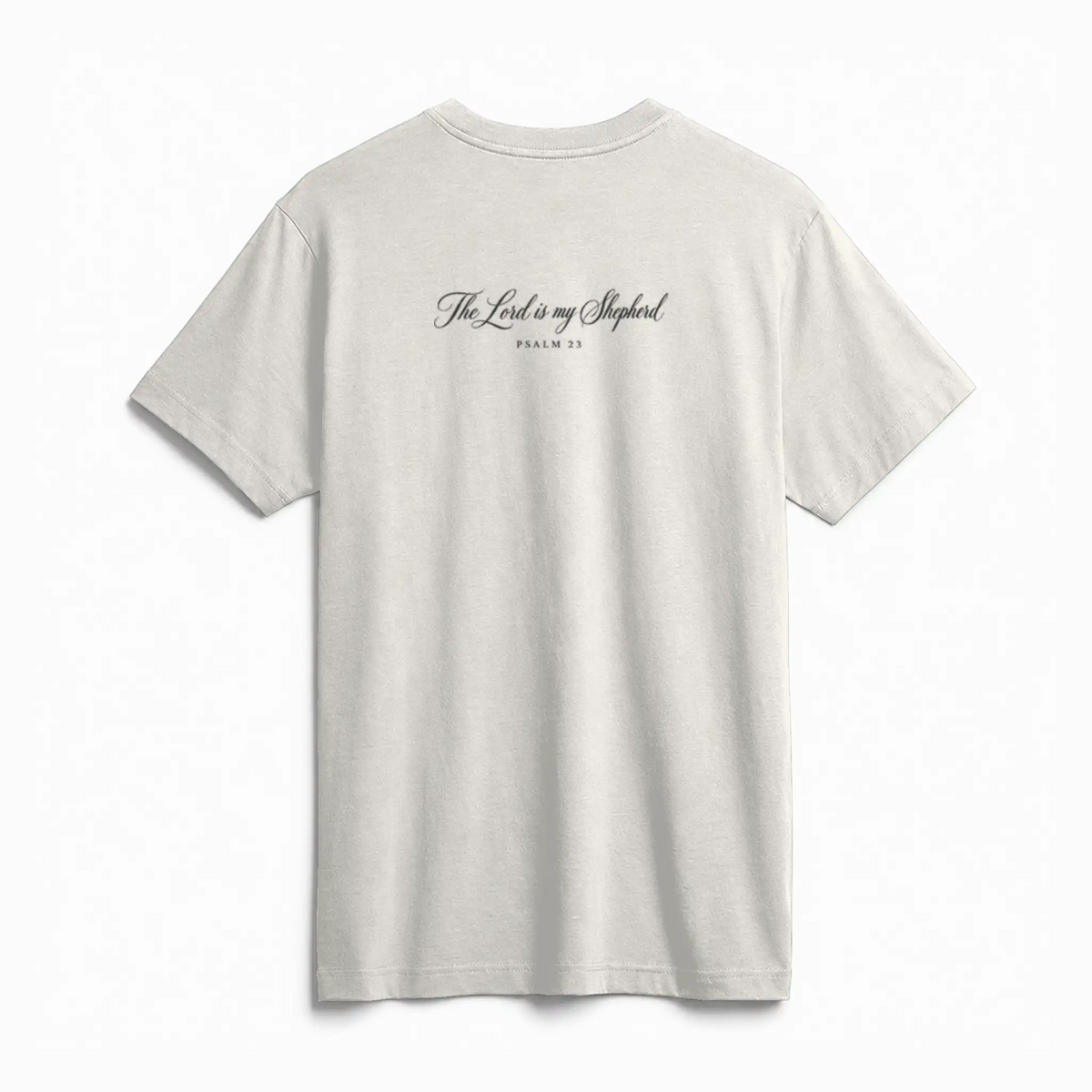 The Lord Is My Shepherd — Supima Cotton Tee — Product view 5