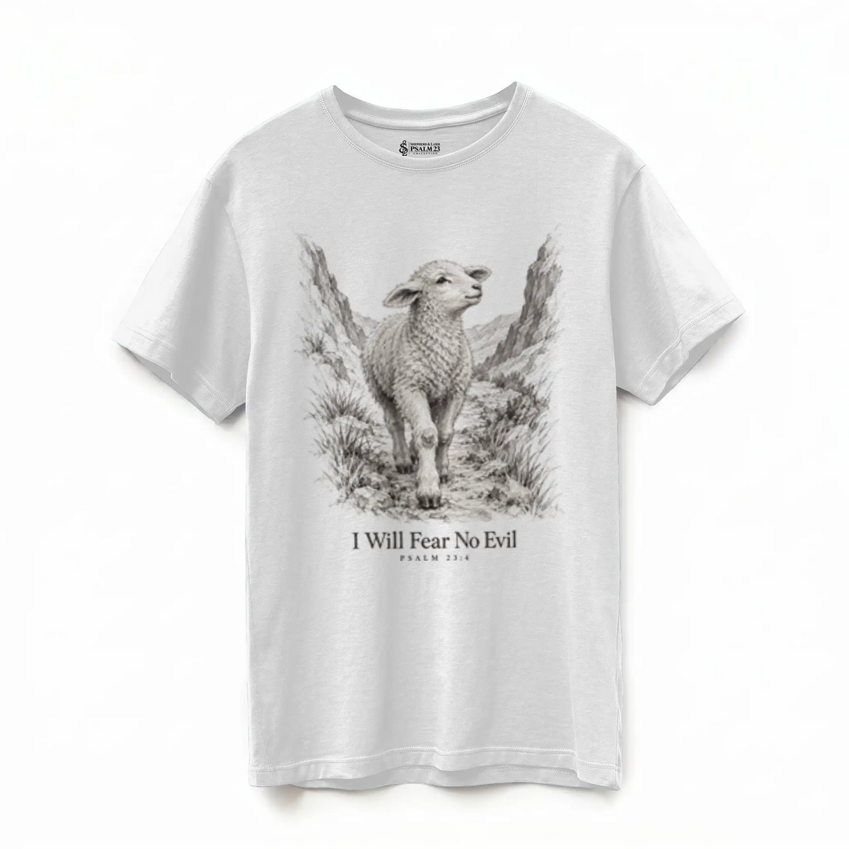 I Will Fear No Evil — Supima Cotton Tee — Product view 2