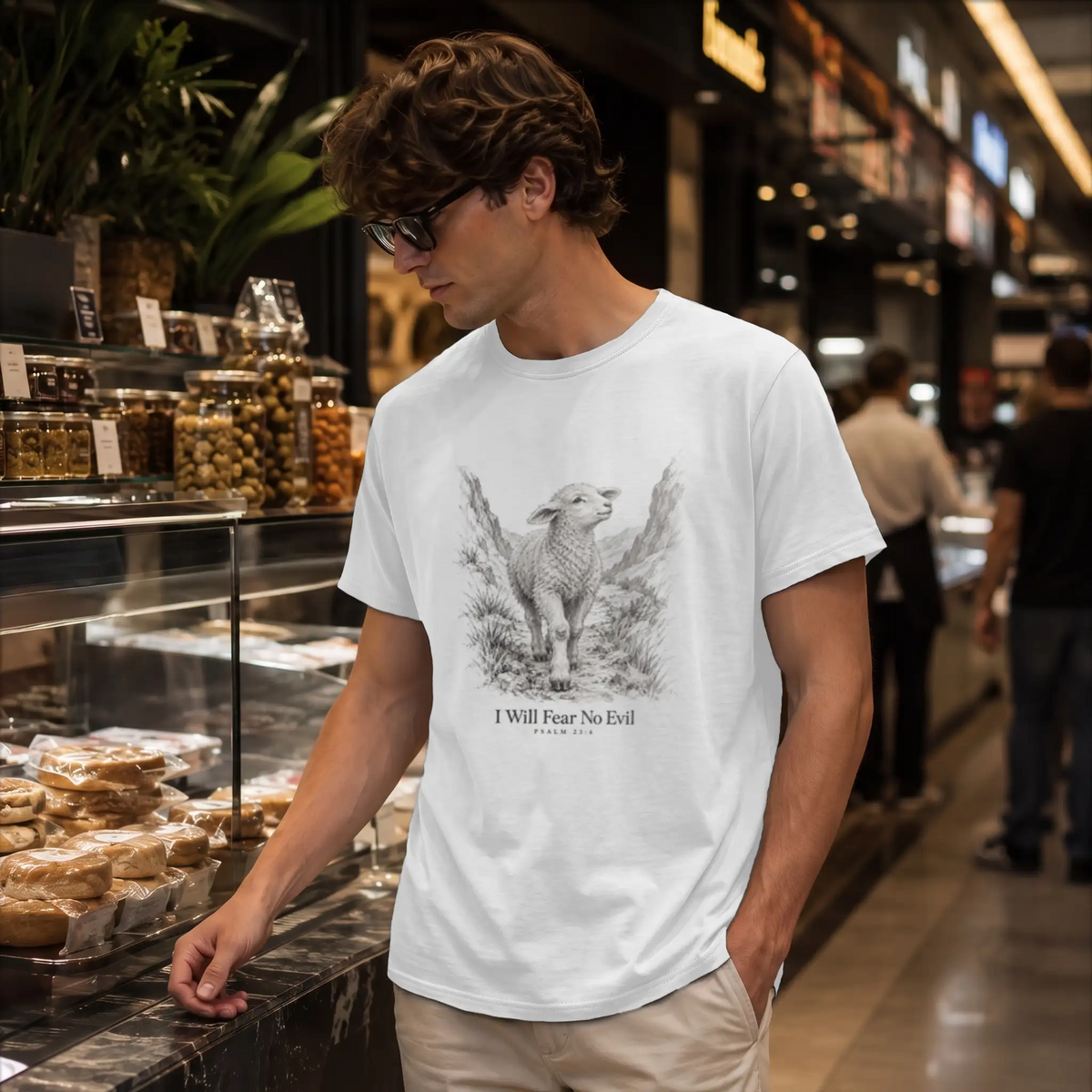 I Will Fear No Evil — Supima Cotton Tee — Product view 1