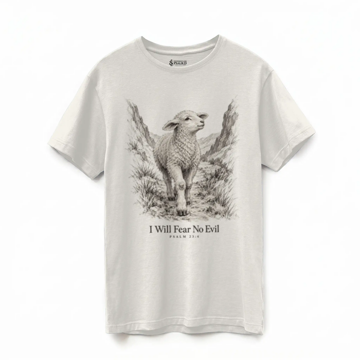 I Will Fear No Evil — Supima Cotton Tee — Product view 4