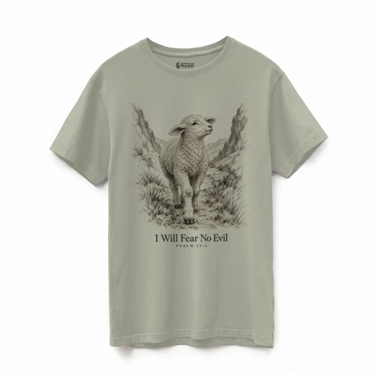 I Will Fear No Evil — Supima Cotton Tee — Product view 6