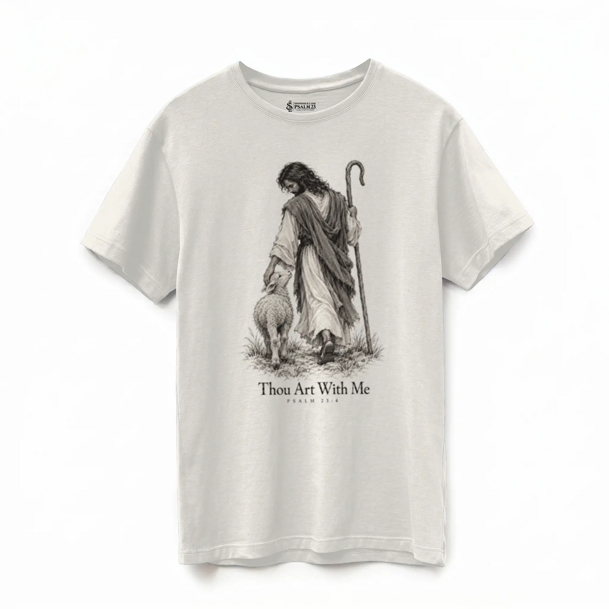 Thou Art With Me — Supima Cotton Tee — Product view 4