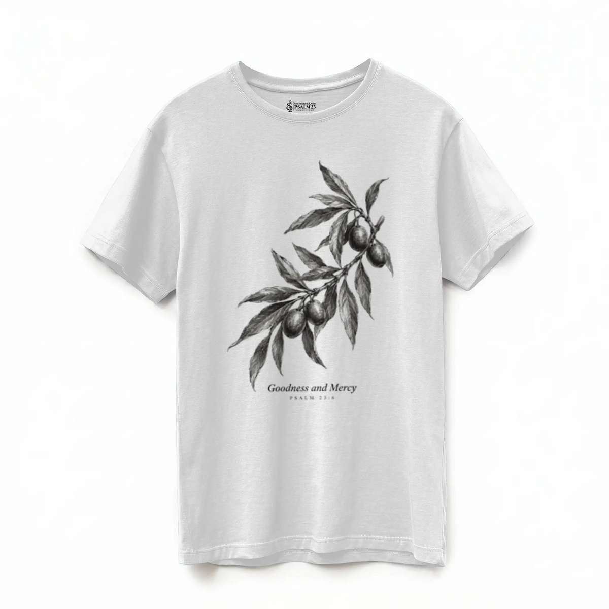 Goodness and Mercy — Supima Cotton Tee — Product view 4