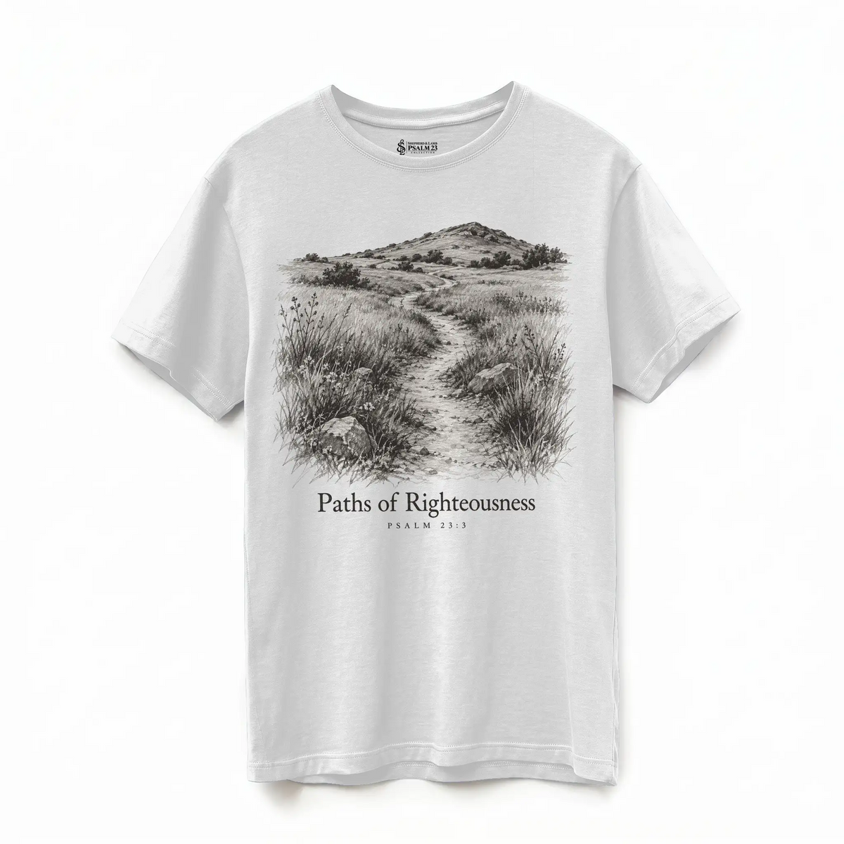 Paths of Righteousness — Supima Cotton Tee — Product view 3
