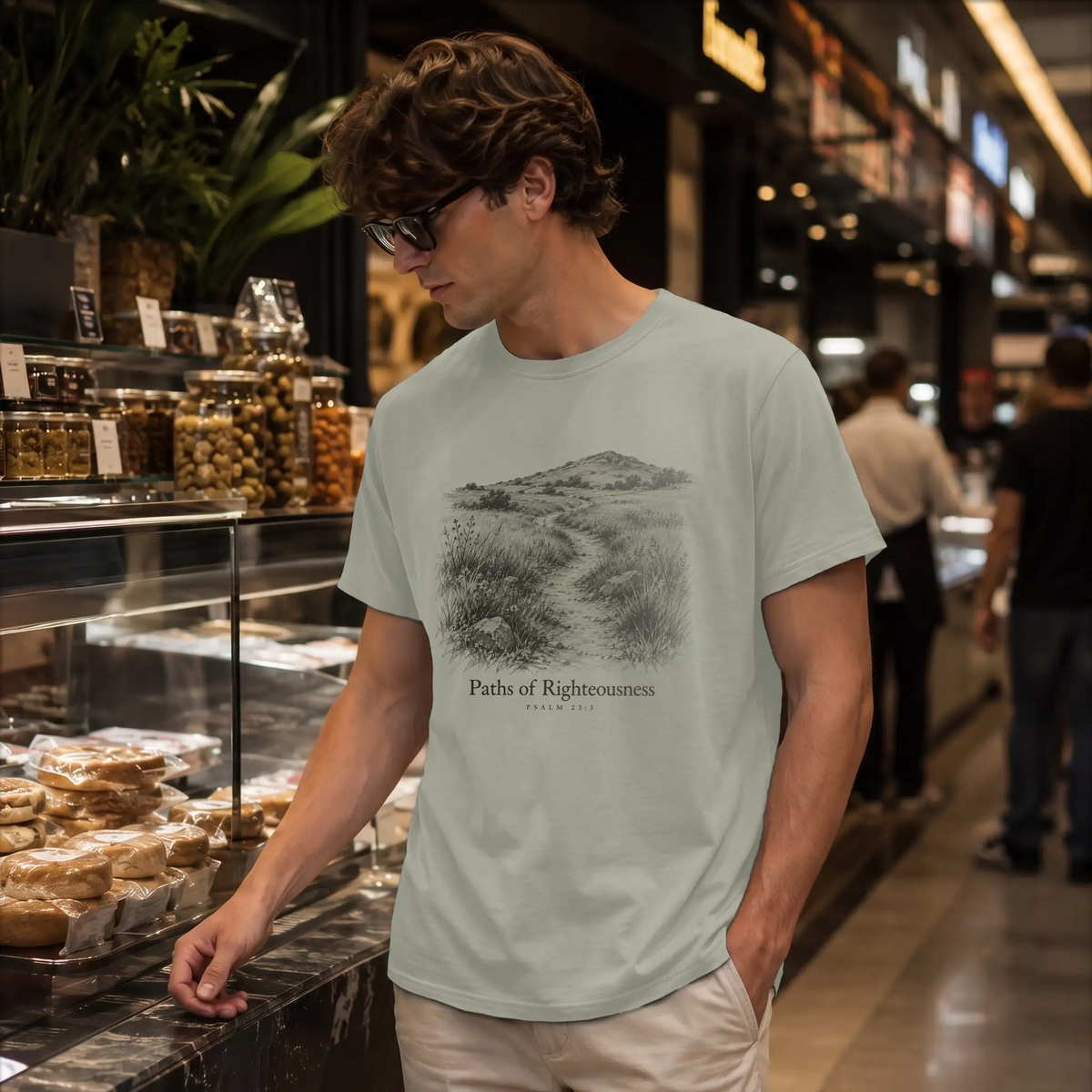 Paths of Righteousness — Supima Cotton Tee — Product view 7