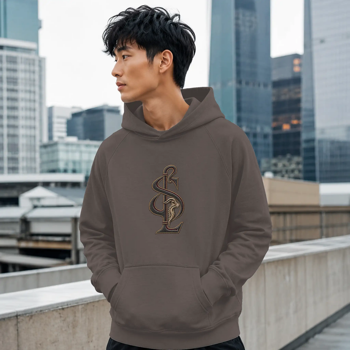 Heavy Organic French Terry Hood signature