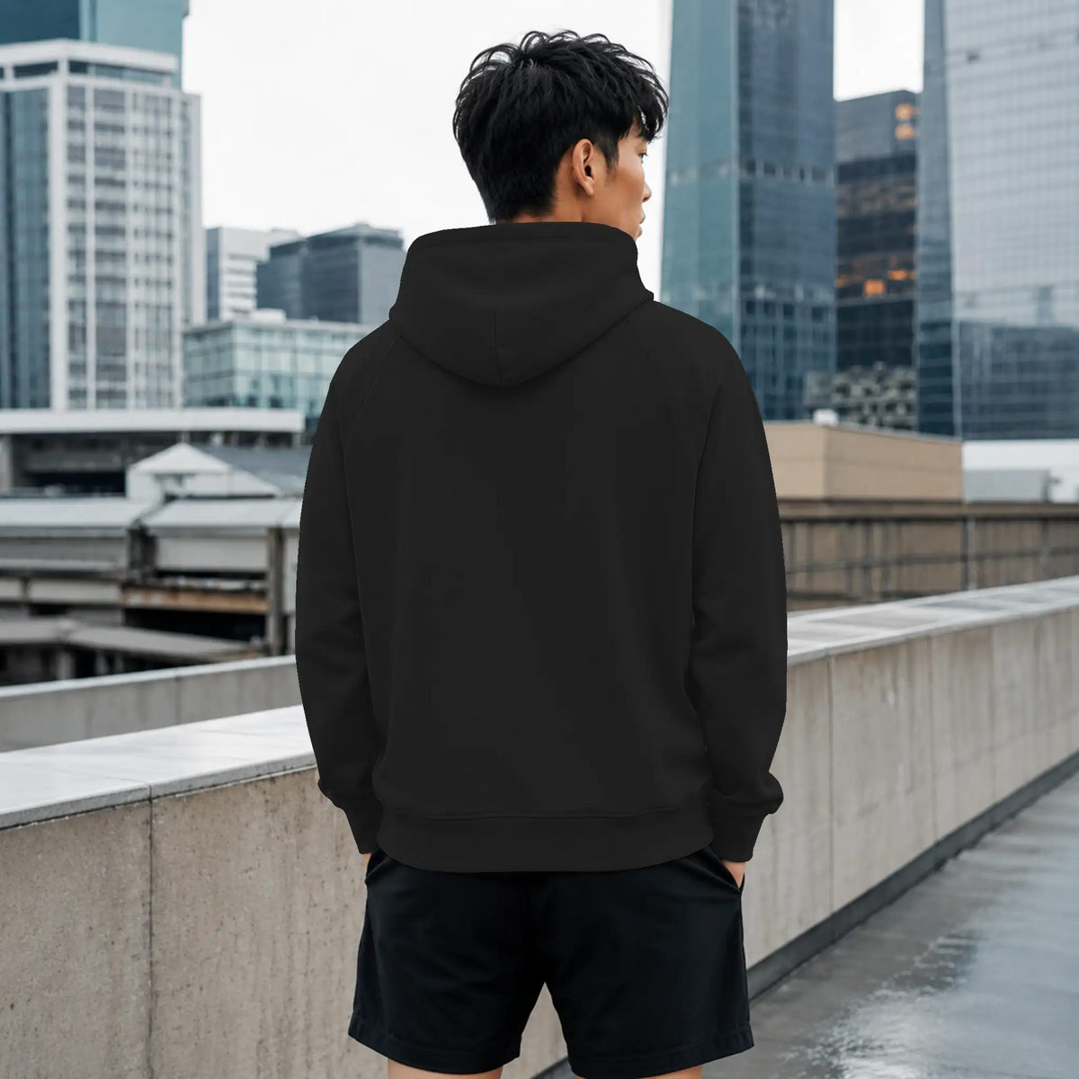 Heavy Organic French Terry Hood signature