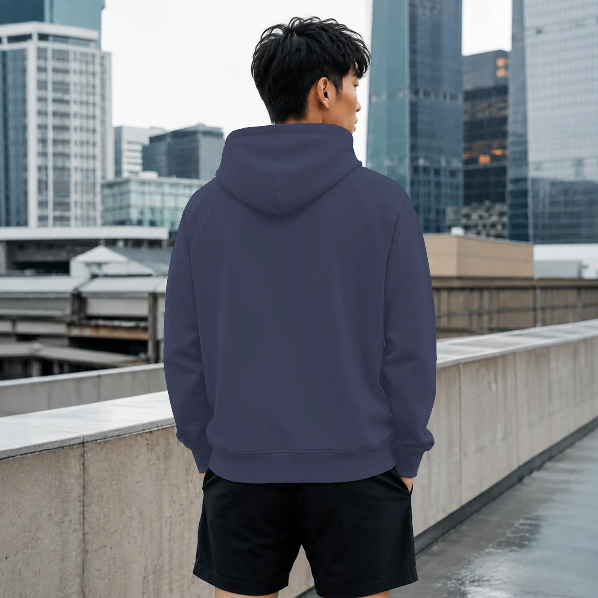 Heavy Organic French Terry Hood signature