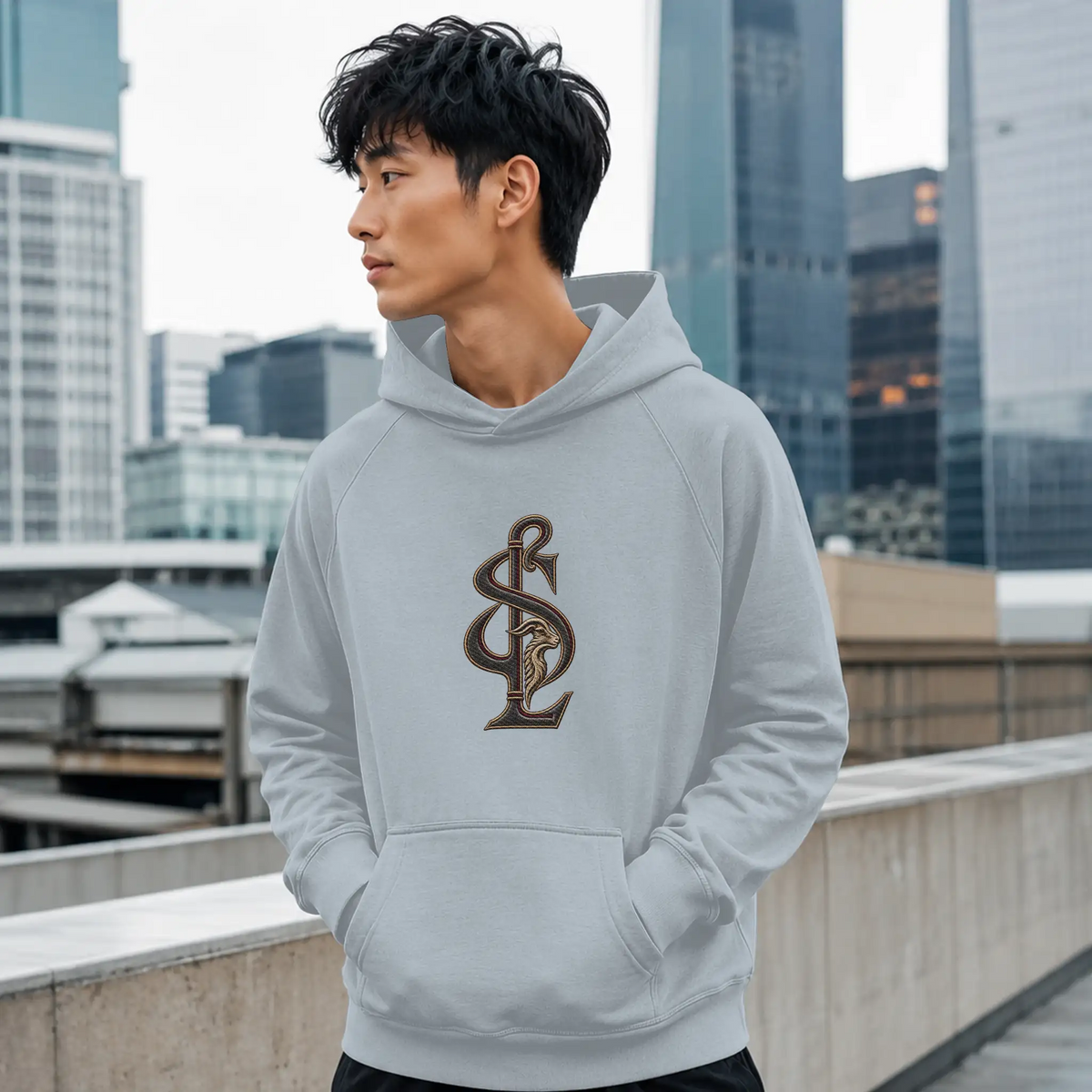 Heavy Organic French Terry Hood signature
