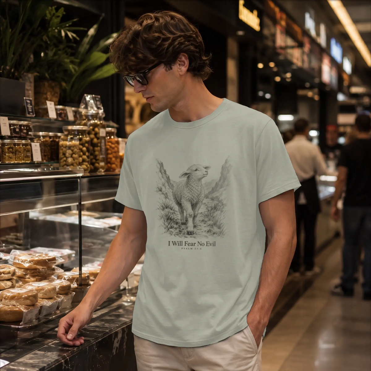 I Will Fear No Evil — Supima Cotton Tee — Product view 5