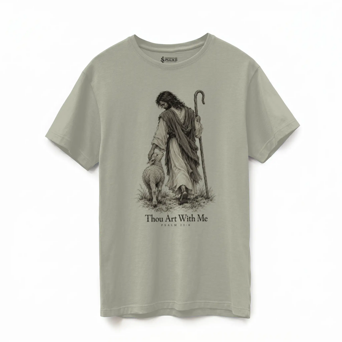 Thou Art With Me — Supima Cotton Tee — Product view 6