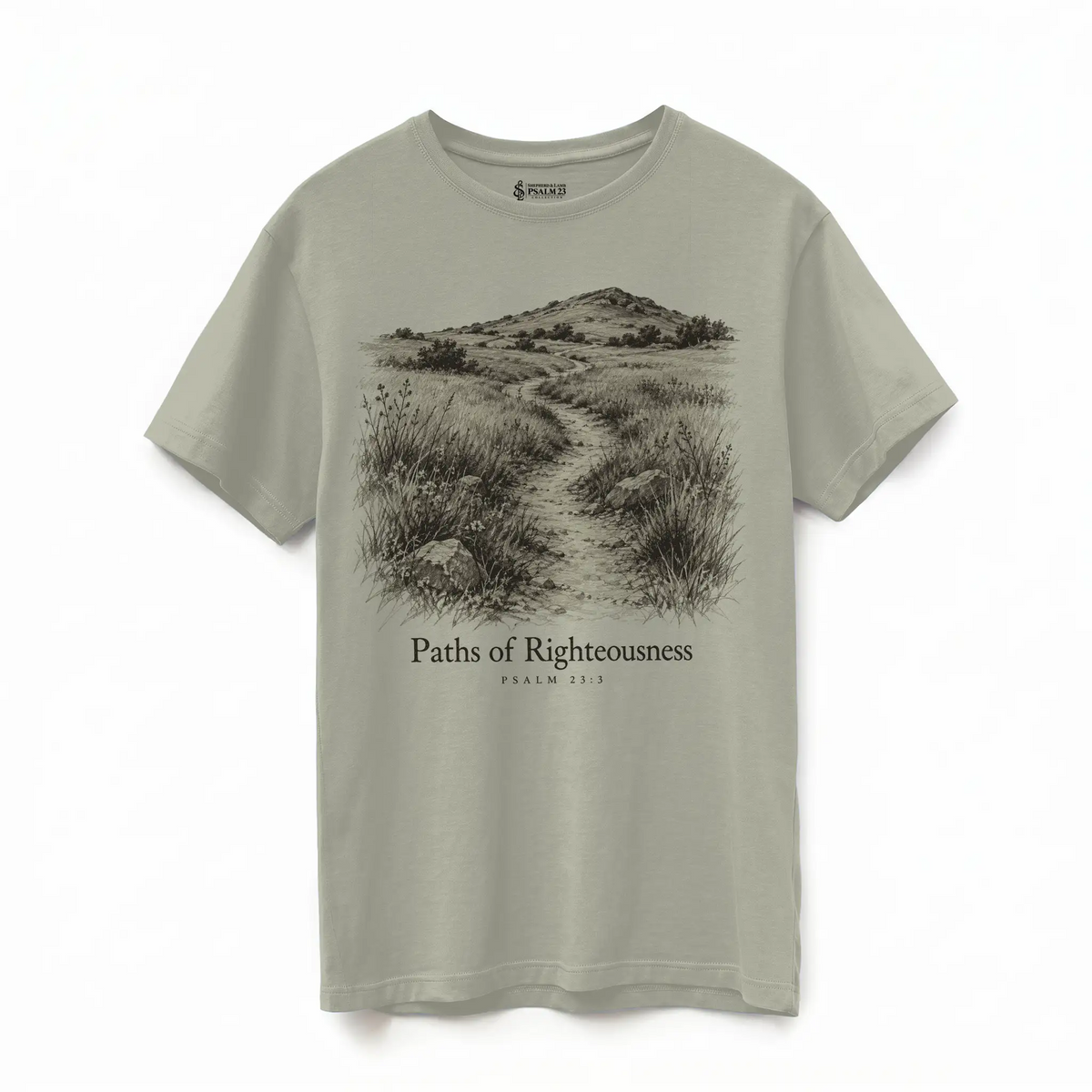 Paths of Righteousness — Supima Cotton Tee — Product view 9