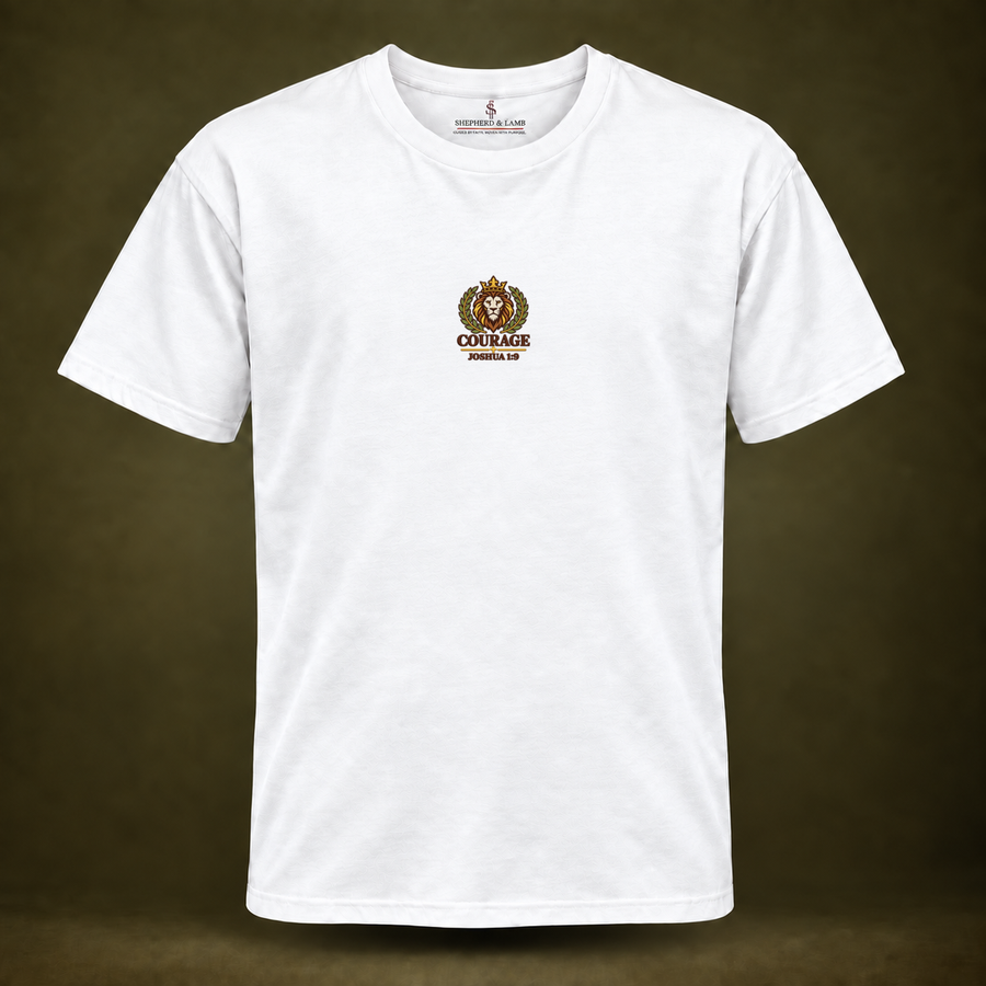 COURAGE — Heritage Embroidered Tee