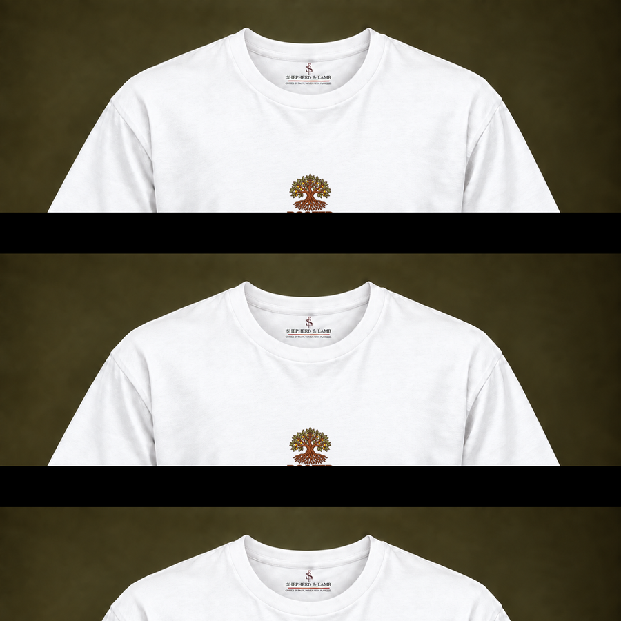 ROOTED — Heritage Embroidered Tee
