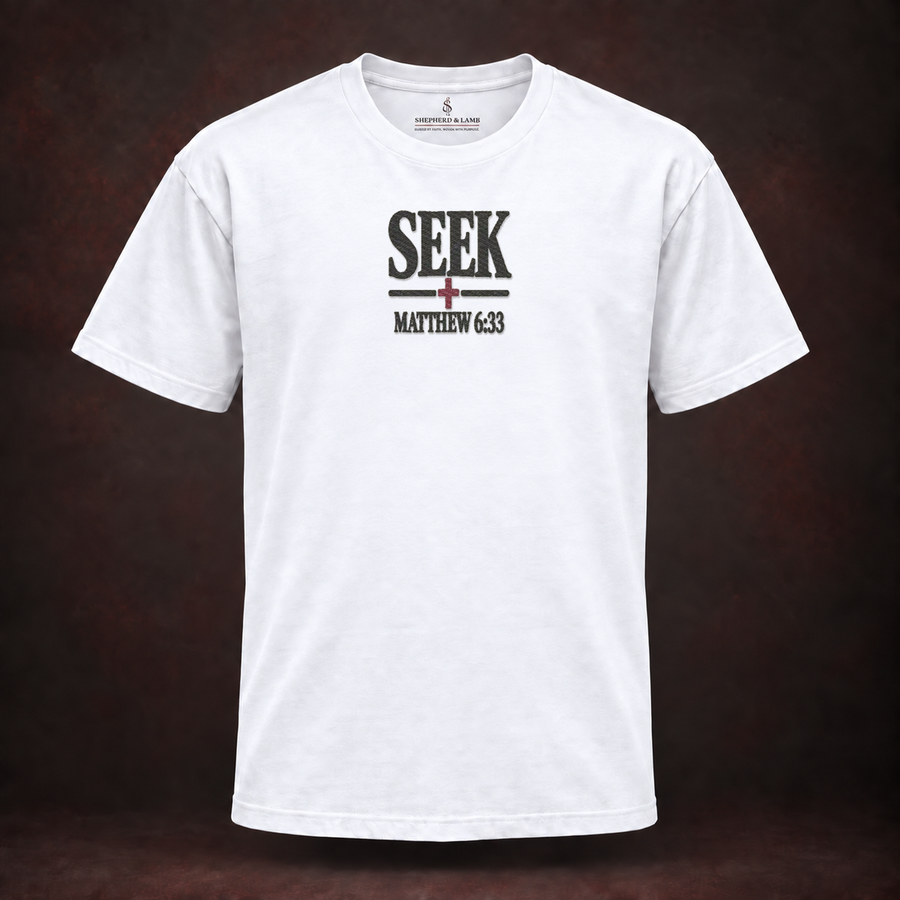 SEEK — Embroidered Tee