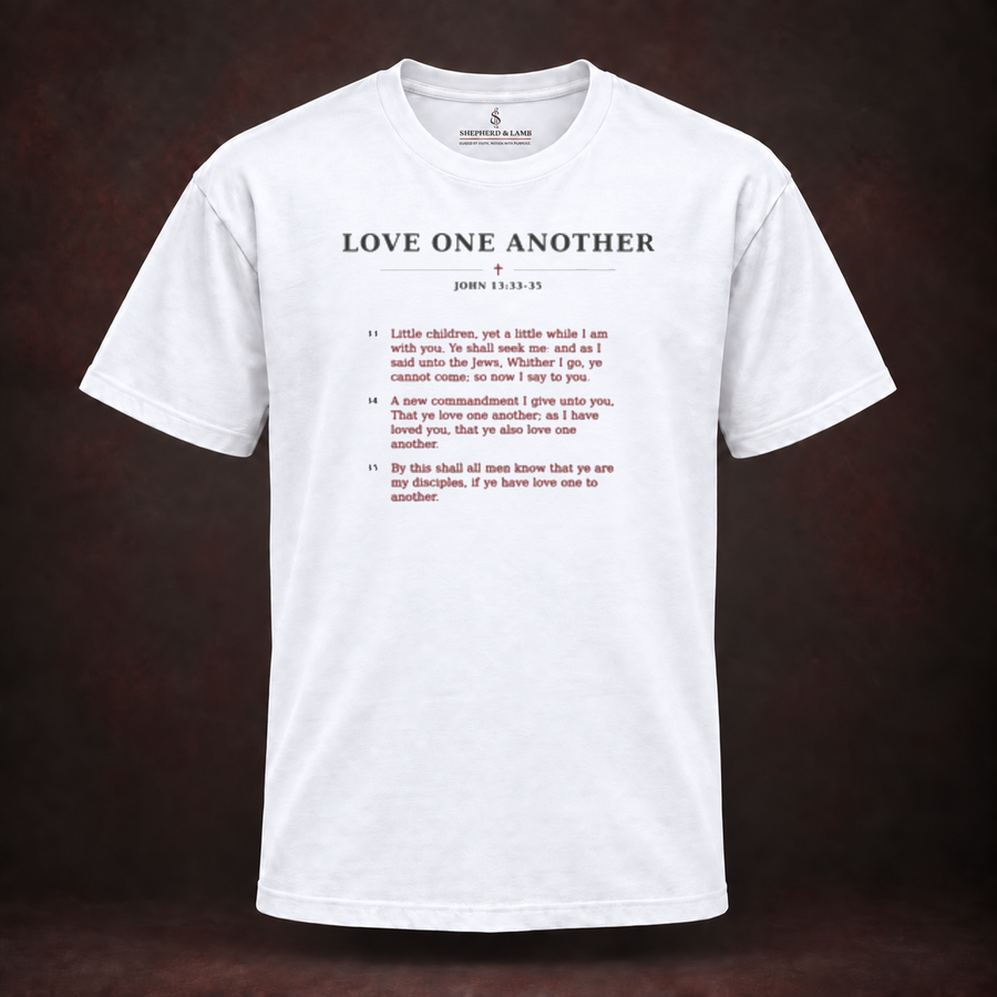 LOVE ONE ANOTHER — Red Letter His Words Tee