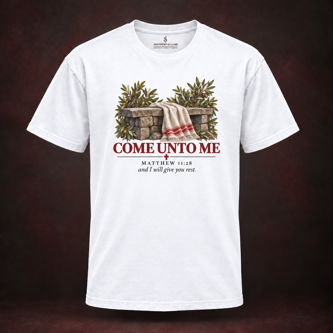 COME UNTO ME — Red Letter Studio Tee — alternate view
