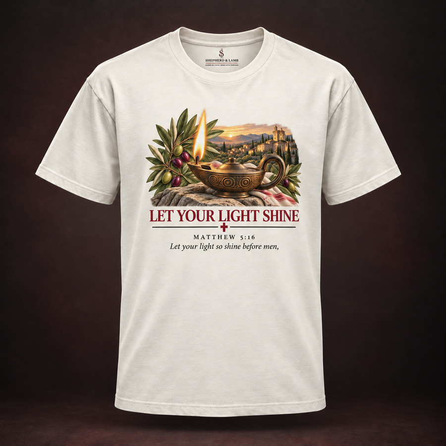 LET YOUR LIGHT SHINE — Red Letter Studio Tee