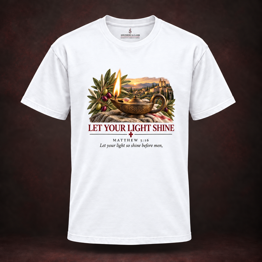 LET YOUR LIGHT SHINE — Red Letter Studio Tee