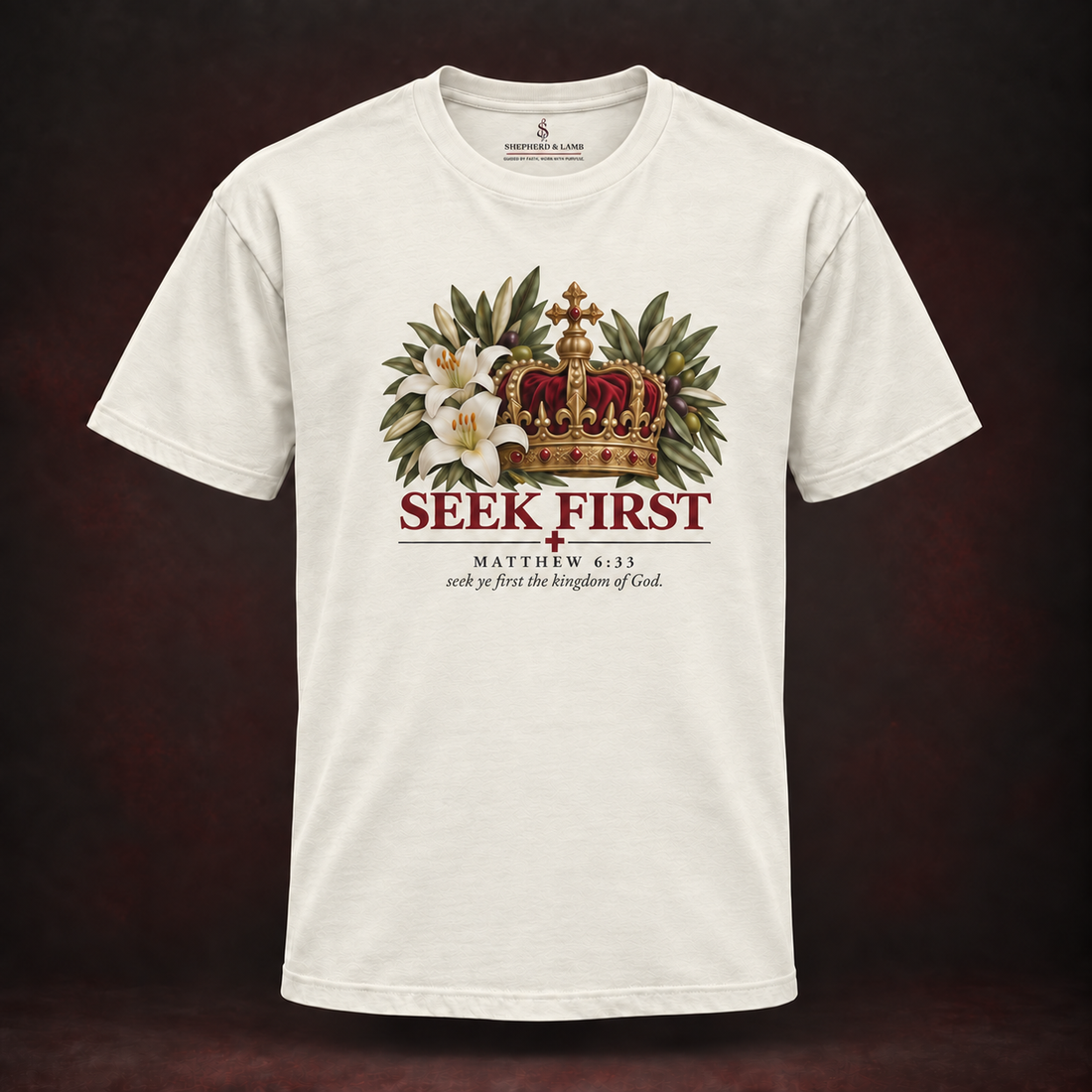 SEEK FIRST — Red Letter Studio Tee