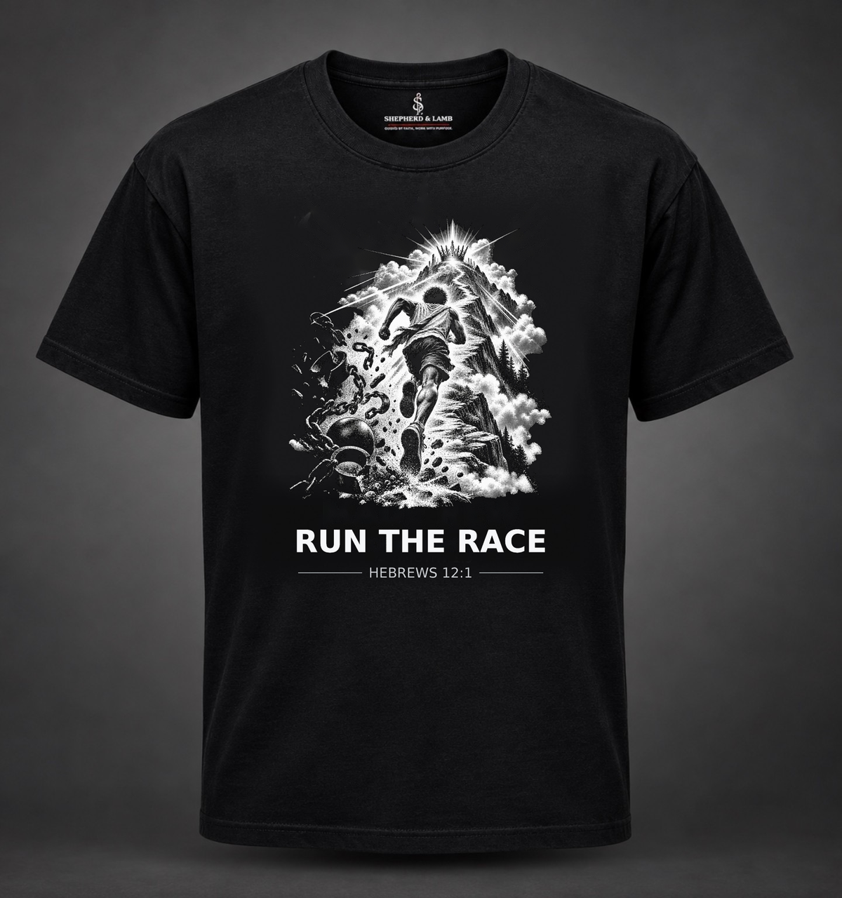 RUN THE RACE — Hebrews 12:1 | Shepherd & Lamb Street Collection