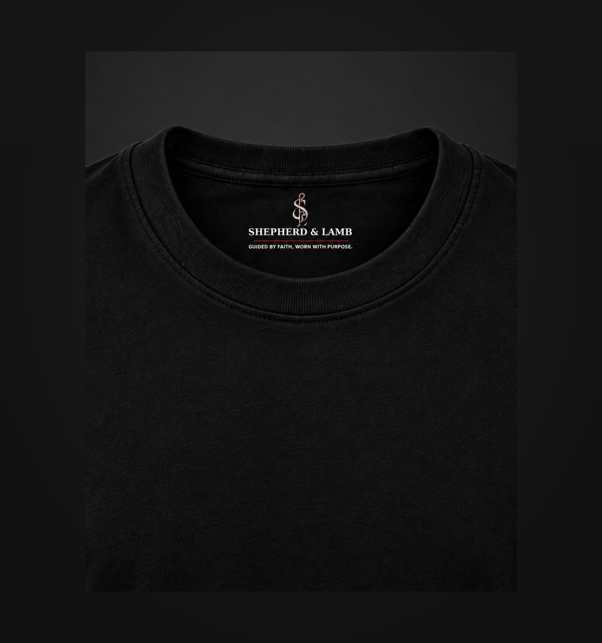 Shepherd & Lamb Street inner neck print detail