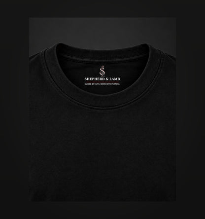 Shepherd & Lamb Street inner neck print detail